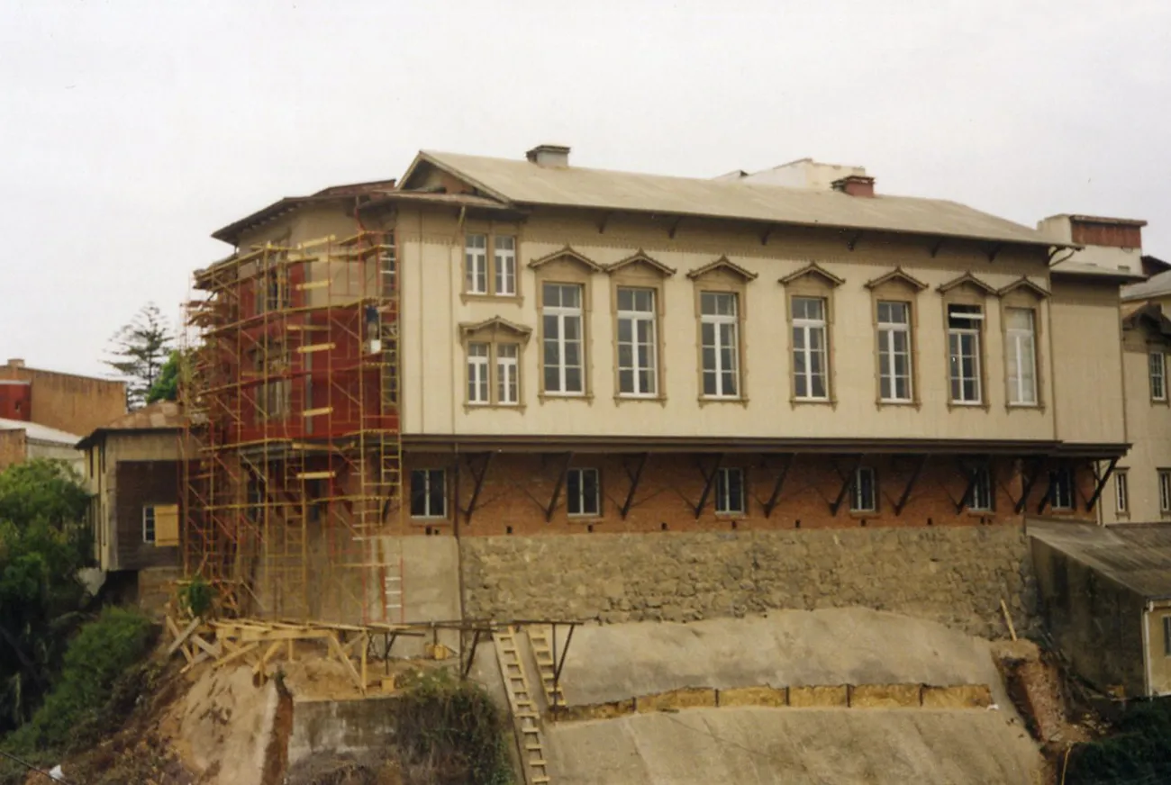 Casa alemana, Fuente: Corporación Colegio Alemán de Valparaíso 1985