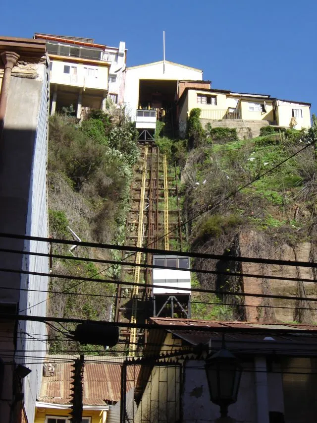 Vista hacia el Ascensor Espiritu Santo