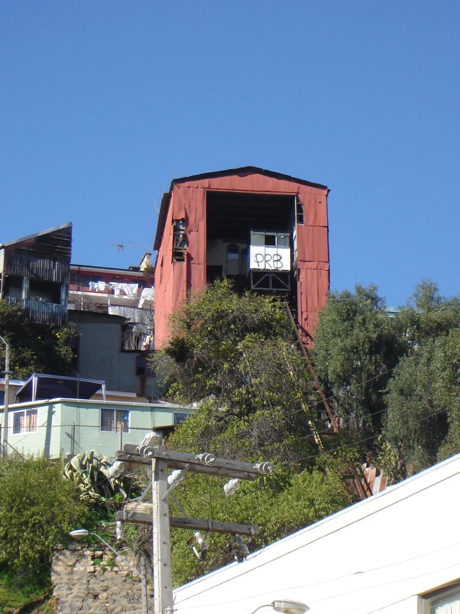 Estación superior Ascensor Larrain