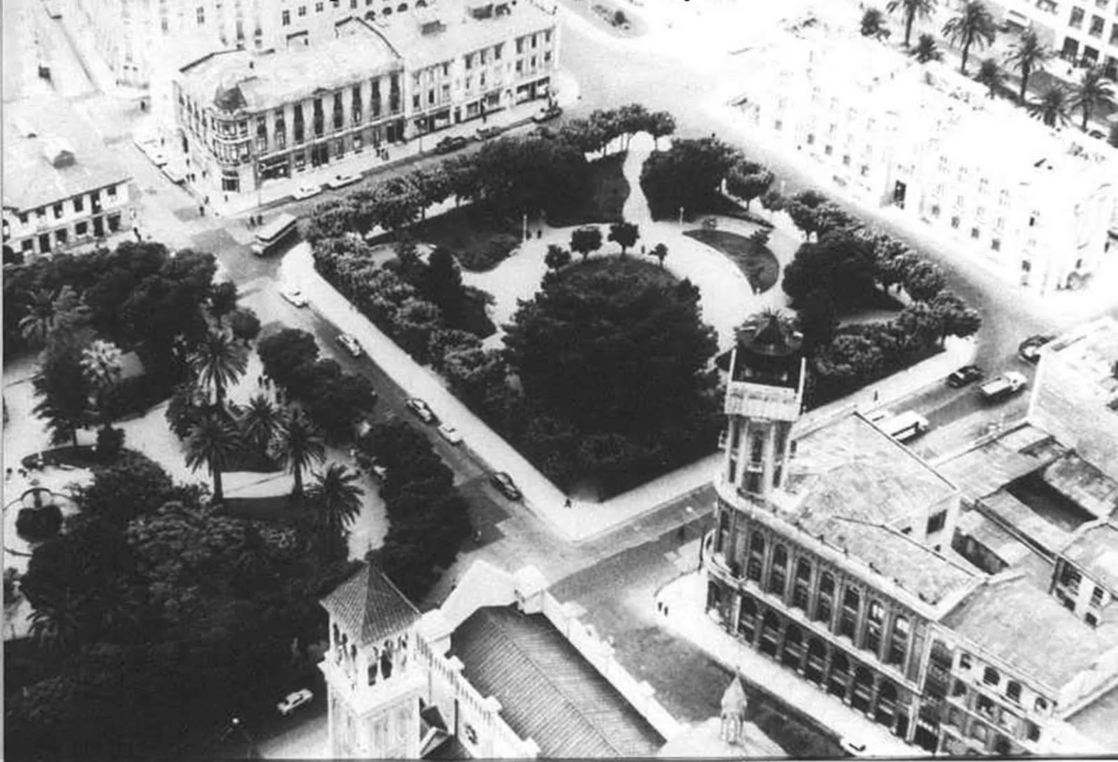 Plaza Victoria desde arriba