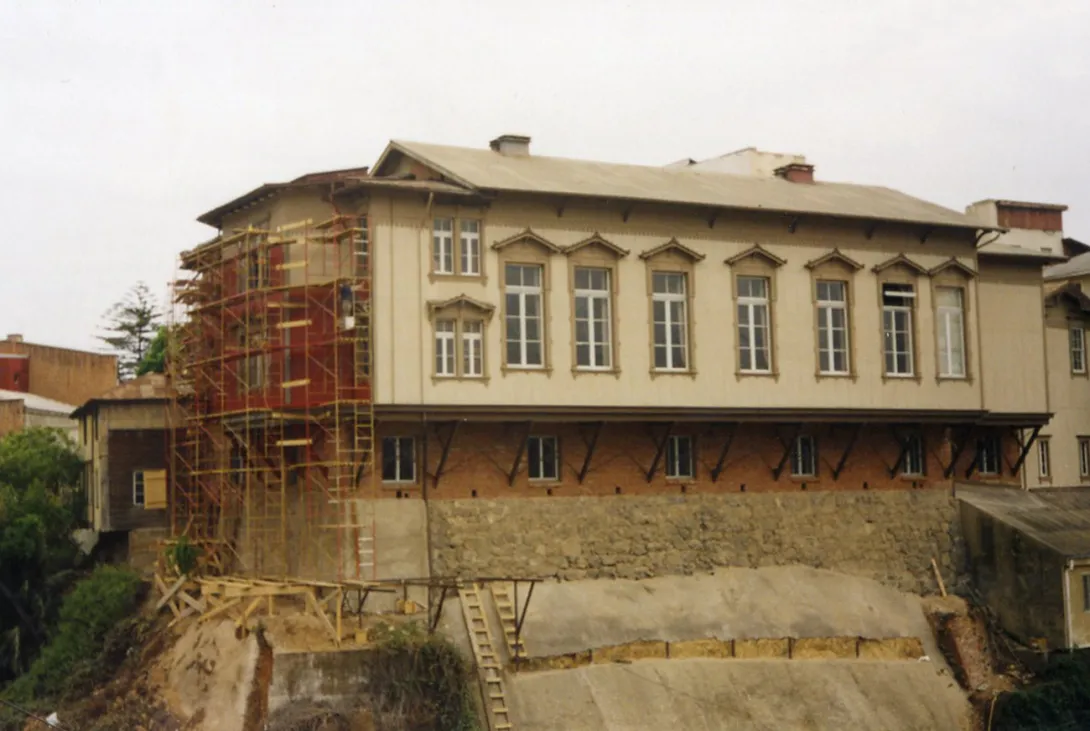 Casa alemana, Fuente: Corporación Colegio Alemán de Valparaíso 1985