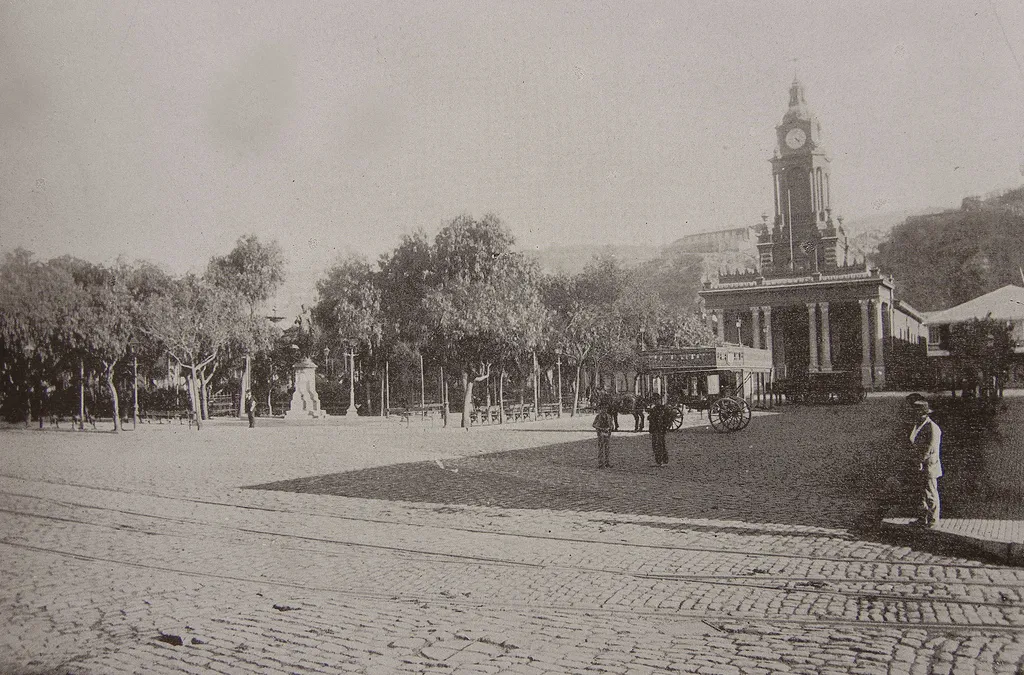 Plaza Victoria 1888, Fuente: Felix Leblanc 