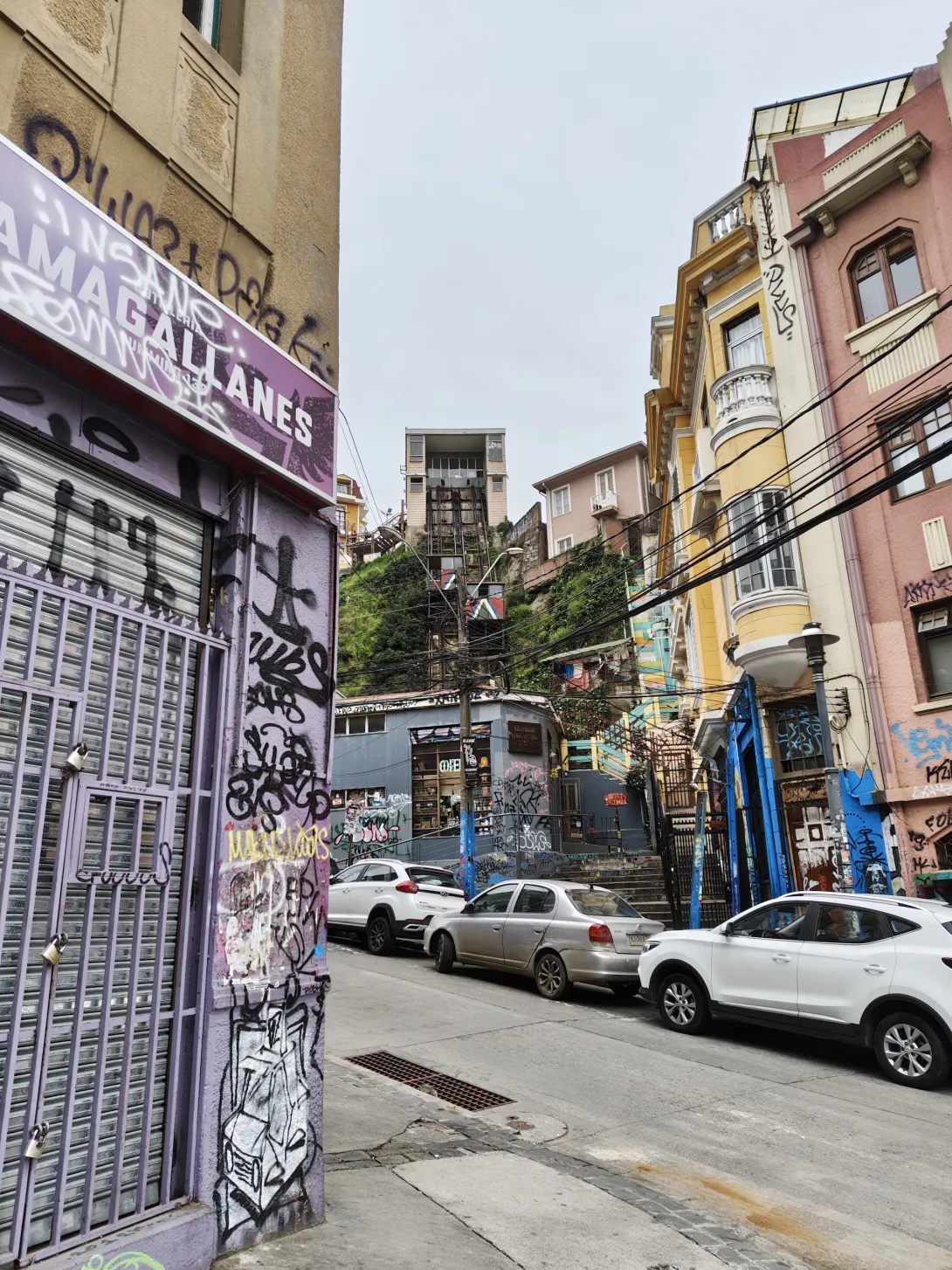 Vista al ascensor desde Cumming, Agosto 2025, Autora: Sofia Vargas Koch