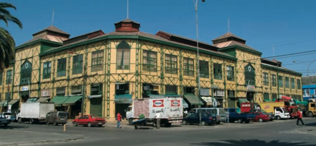 Mercado Cardonal Fuente: Guía de Arquitectura MINVU, pagina 267