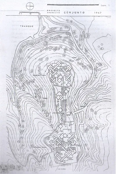 planta Campus Universidad de Chile Valparaiso 1967