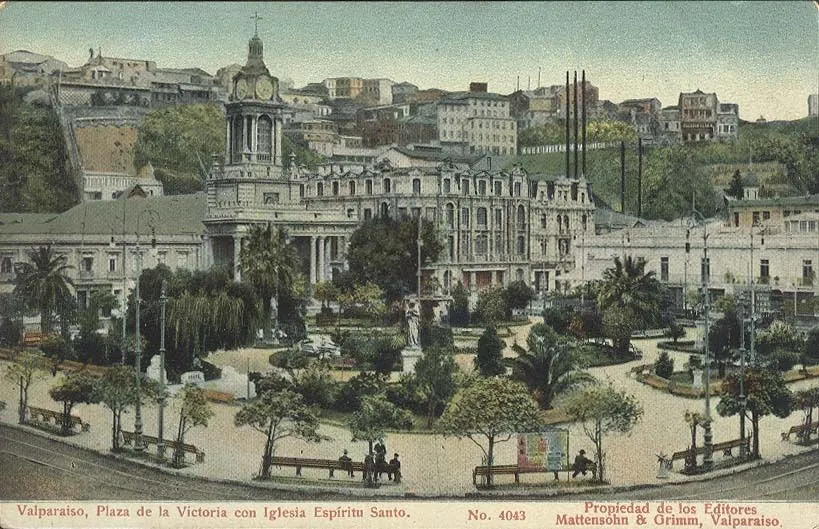 Postal Plaza Victoria principios del sigo 20